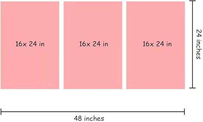 3 Panel Modern Wall Art Contemporary Posters and Prints, Cybersecurity and Secure Nerwork Artwork Modern Home Wall Decorations, Wooden Framed Gallery-Wrapped Ready to Hang, 16x24inchx3