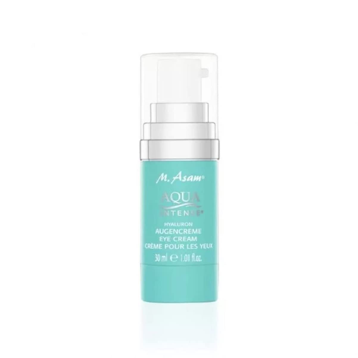 M. Asam Aqua Intense Eye Cream â Gentle Yet Effective Under Eye Cream with Hyaluronic Acid, targets fine lines & wrinkles, cushioning & smoothing effect, for all skin types, 1.01 Fl Oz