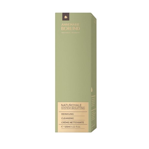 ANNEMARIE BÖRLIND - NATUROYALE Cleansing Cream - Face Cleanser With Natural Ingredients - Hyaluronic Acid Vitamin E and Shea Butter for a Firm Smooth and Refreshed Complexion - Step 1 of 5-4.2 Oz