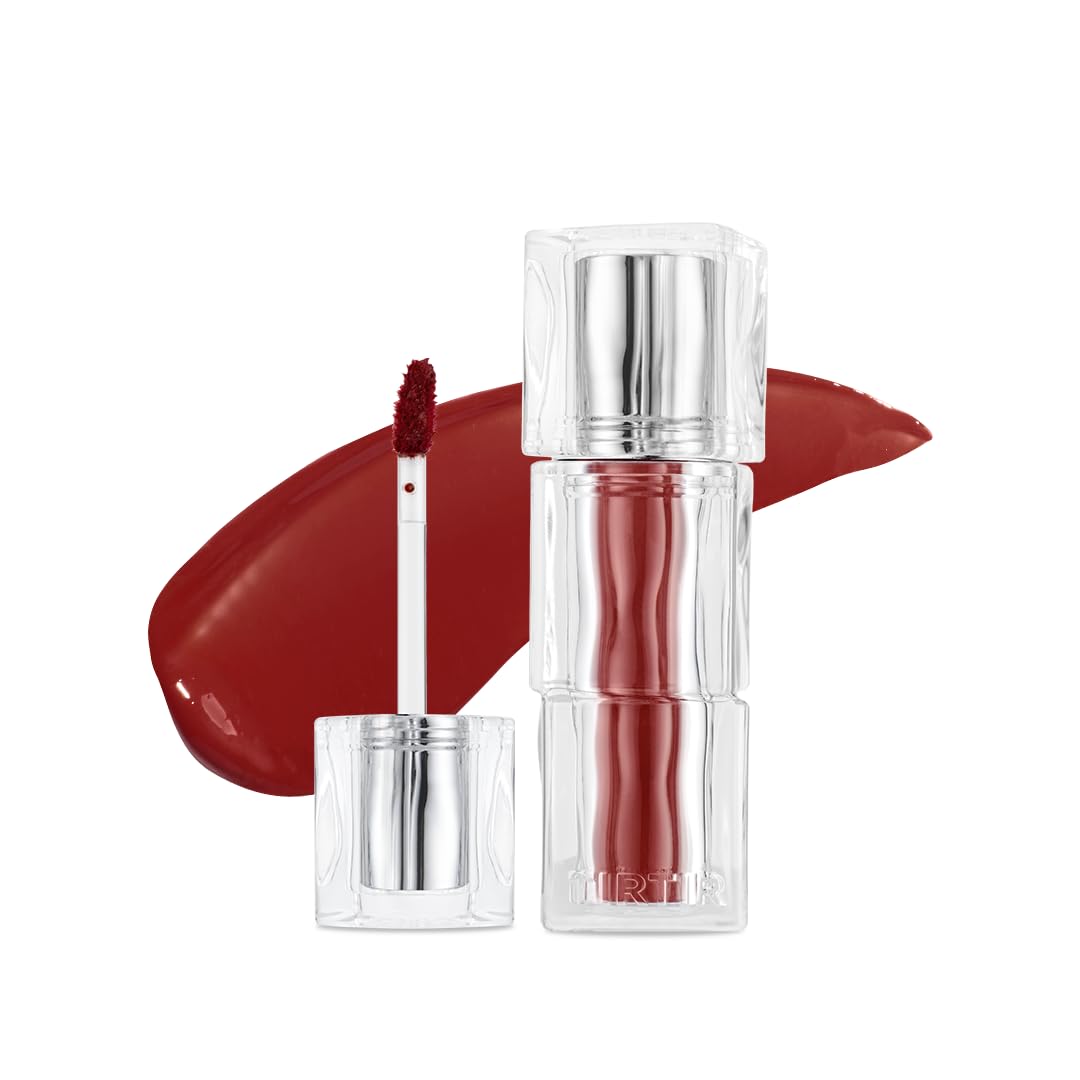 TIRTIR [*Mini Size Waterism Tinted Lip Gloss #07 Cassis Plum, 0.06 Fl Oz â Kiss Ready Lipgloss, 12H Long Lasting Non Sticky Natural Tinted Glow Korean Multiuse Cheek and Lip Tint for Women gift