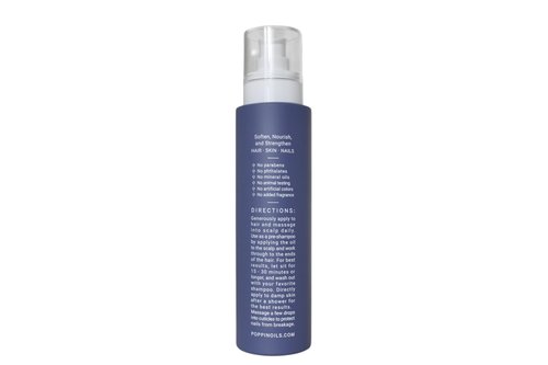 Poppin Oils There’s Nobody Betta Vegan 3-in-1 Oil for Hair, Skin & Nails with Coconut & Lavender, 4oz Glass Bottle