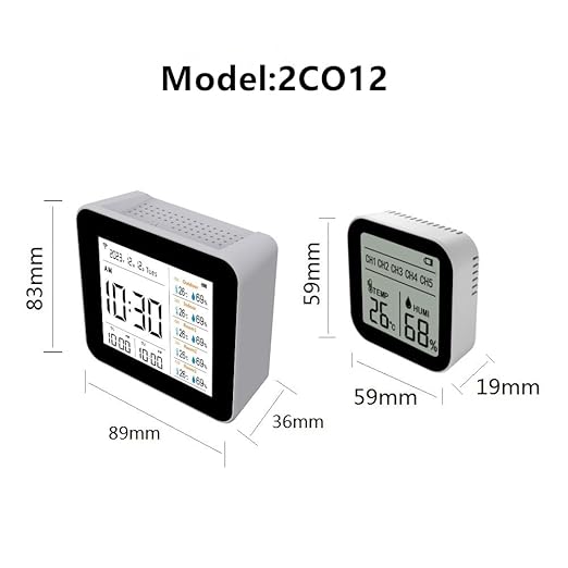 Weather Stations Wireless Indoor Outdoor Thermometer & Smart WiFi with Phone App Weather Station with Multiple sensors Temperature and Humidity Monitor & Store Data for 1 Year (2CO12 with 5 sensors)