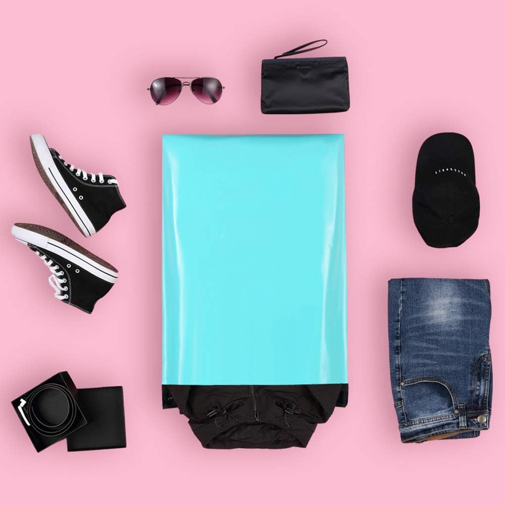 UCGOU Poly Mailers 19x24 Inch Teal 50 Pack Extra Large Shipping Bags Strong Thick Mailing Envelopes Self Seal Adhesive Waterproof and Tear Proof Boutique Postal for Clothing Quilt and More