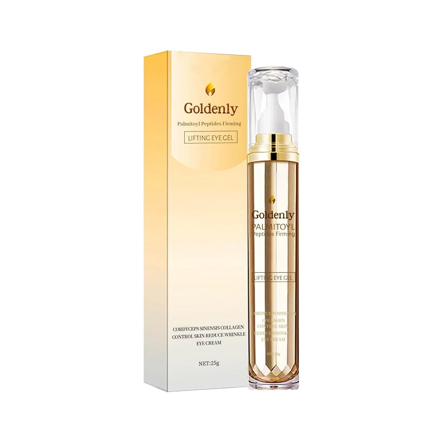 5% Caffeine Eye Serum with Vitamin E Eye Cream for Dark Circles and Puffiness, Retinol Eye Cream Roller with 360° Massage Ball Reduce Wrinkles and Fine Lines