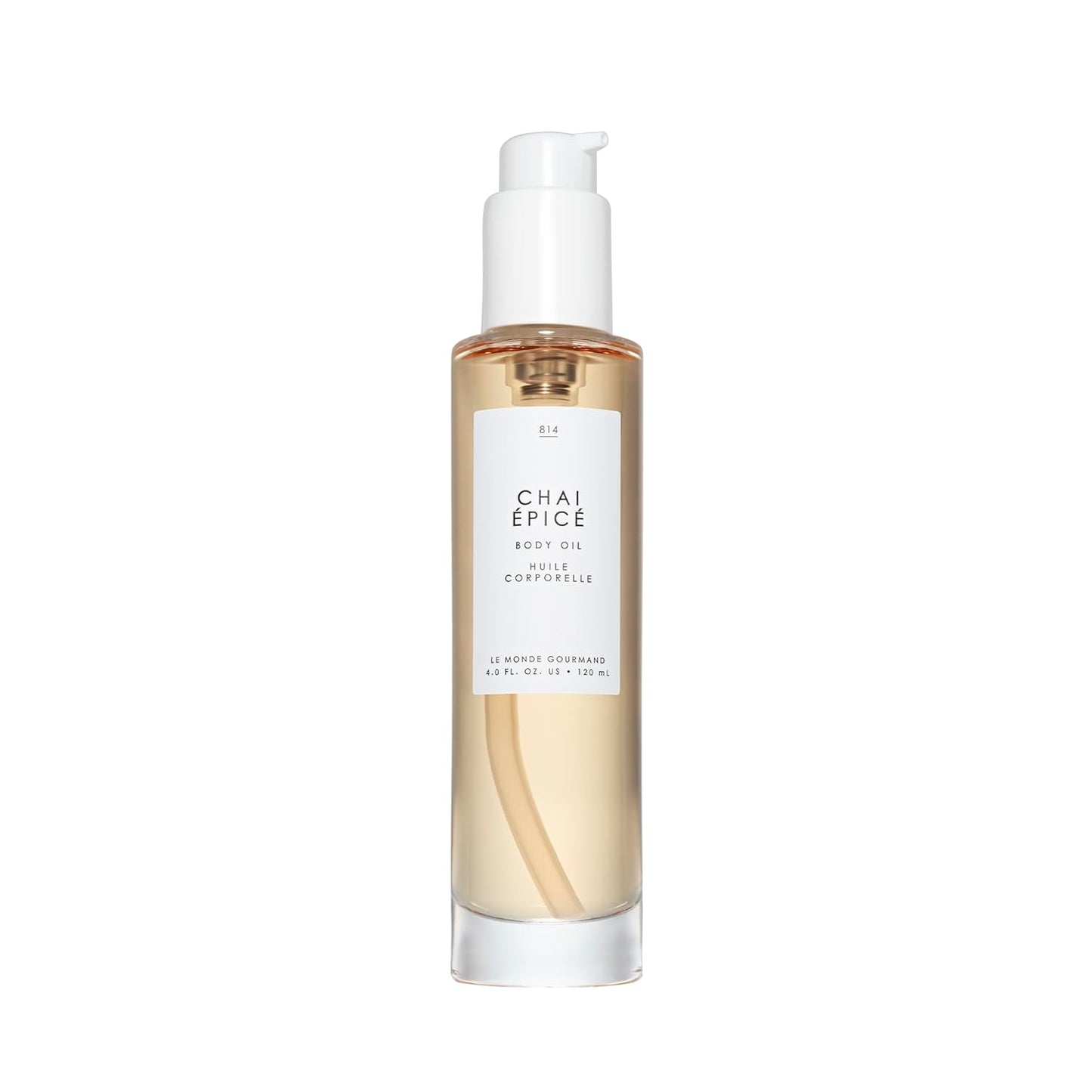 Le Monde Gourmand Chai Ãpicé Perfumed Body Oil - 4 fl oz (118 ml) - Warm, Spicy, Gourmand Notes