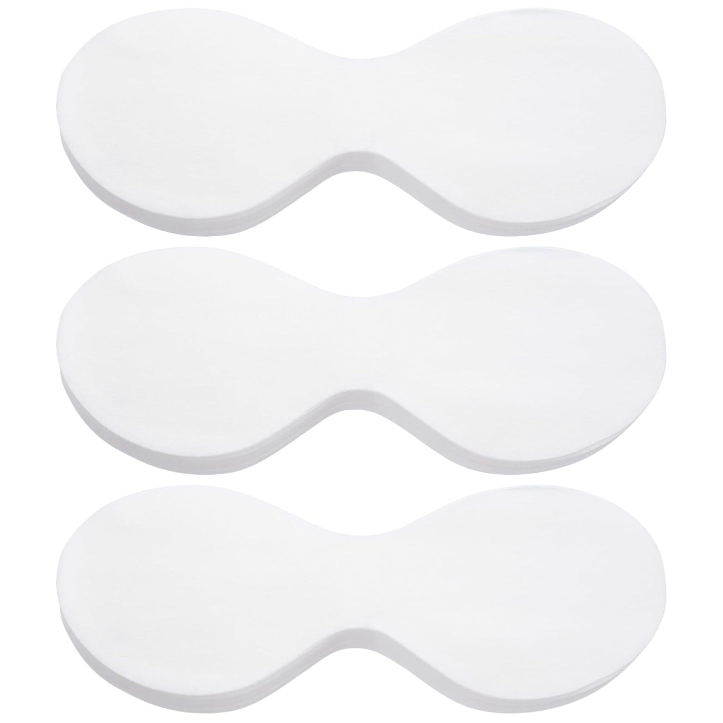 300 Sheets Disposable Eye Mask Paper, Non Woven Eye Care Patches Paper Eye Covers, Cotton Spa Eye Pads for Facials, DIY Clear Eye Mask Paper Beauty Sheets for Makeupâ¦