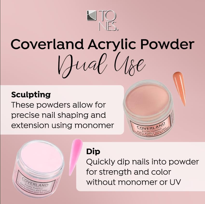 Coverland Acrylic Powder 3.5oz "Light White" - Limited Edition