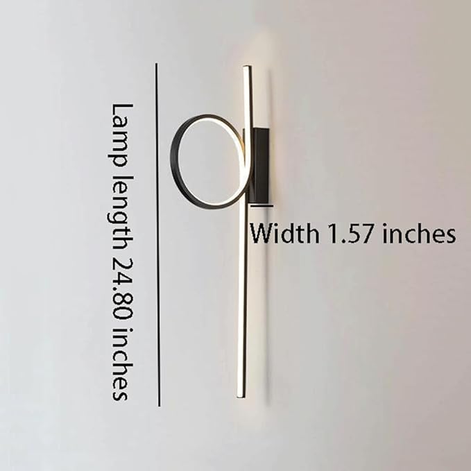 Minimalist Art Line Wall Light LED Modern Minimalist Background Decoration Fixture for Bedroom Study Hallway Corridor Stylish Atmosphere Lighting 