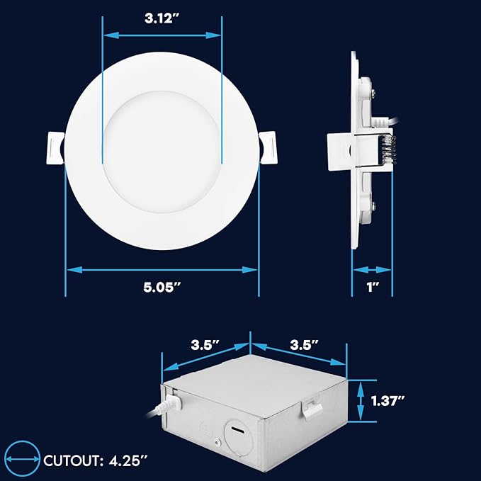LUXRITE 4 Inch Smart LED Recessed Lighting, RGBW Color Changing, WiFi App and Voice Control, Compatible with Alexa and Google Home, No Hub Required, 10.5W 700LM, CRI 90, IC Rated, Wet Rated (4 Pack)