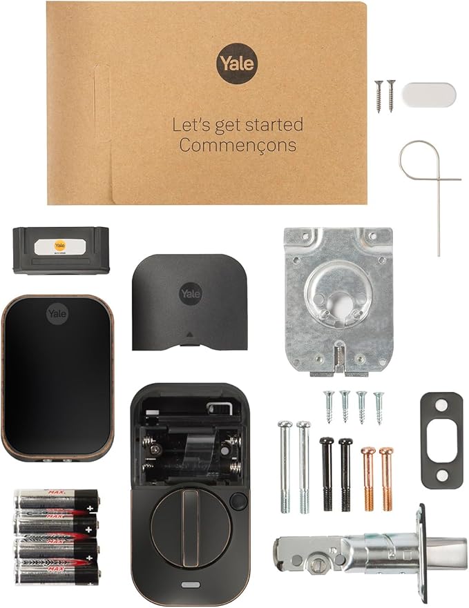 Yale Assure Lock 2 with Wi-Fi – Oil Rubbed Bronze Smart Lock for Front Door with Keypad, App Control, Backup Key, and Deadbolt – Secure Keyless Entry Door Lock, YRD450-WF1-0BP