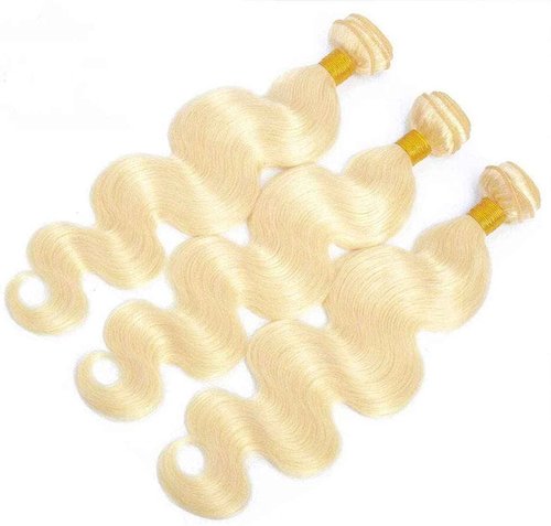Habiliana Bundles Human Hair 18 20 22 Inch Body Wave Blonde 613 Human Hair Bundles 11A Unprocessed Brazilian Virgin Quick Weave Hair Extensions for Black Women