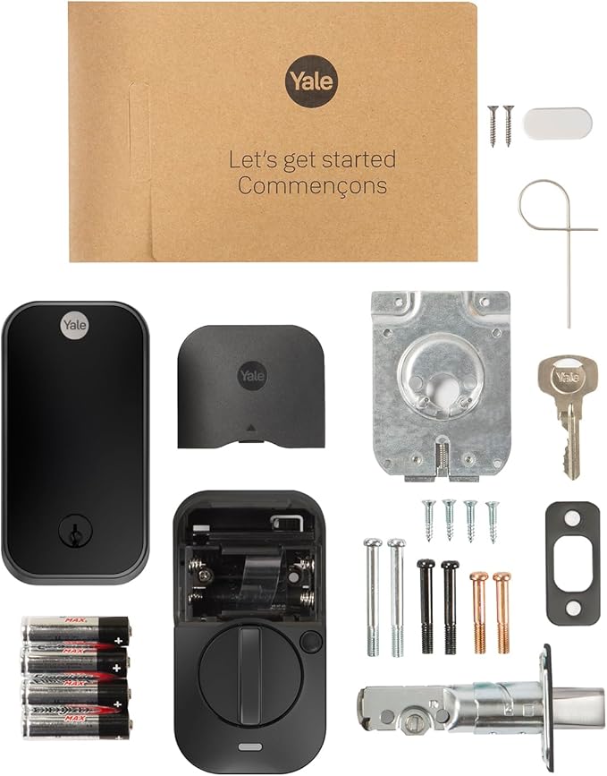 Yale Assure Lock 2 – Black Smart Lock for Front Door with Keypad and Adjustable Entry Codes (No Wi-Fi) and Deadbolt – Secure Keyless Entry Door Lock, YRD420-BLE-BSP