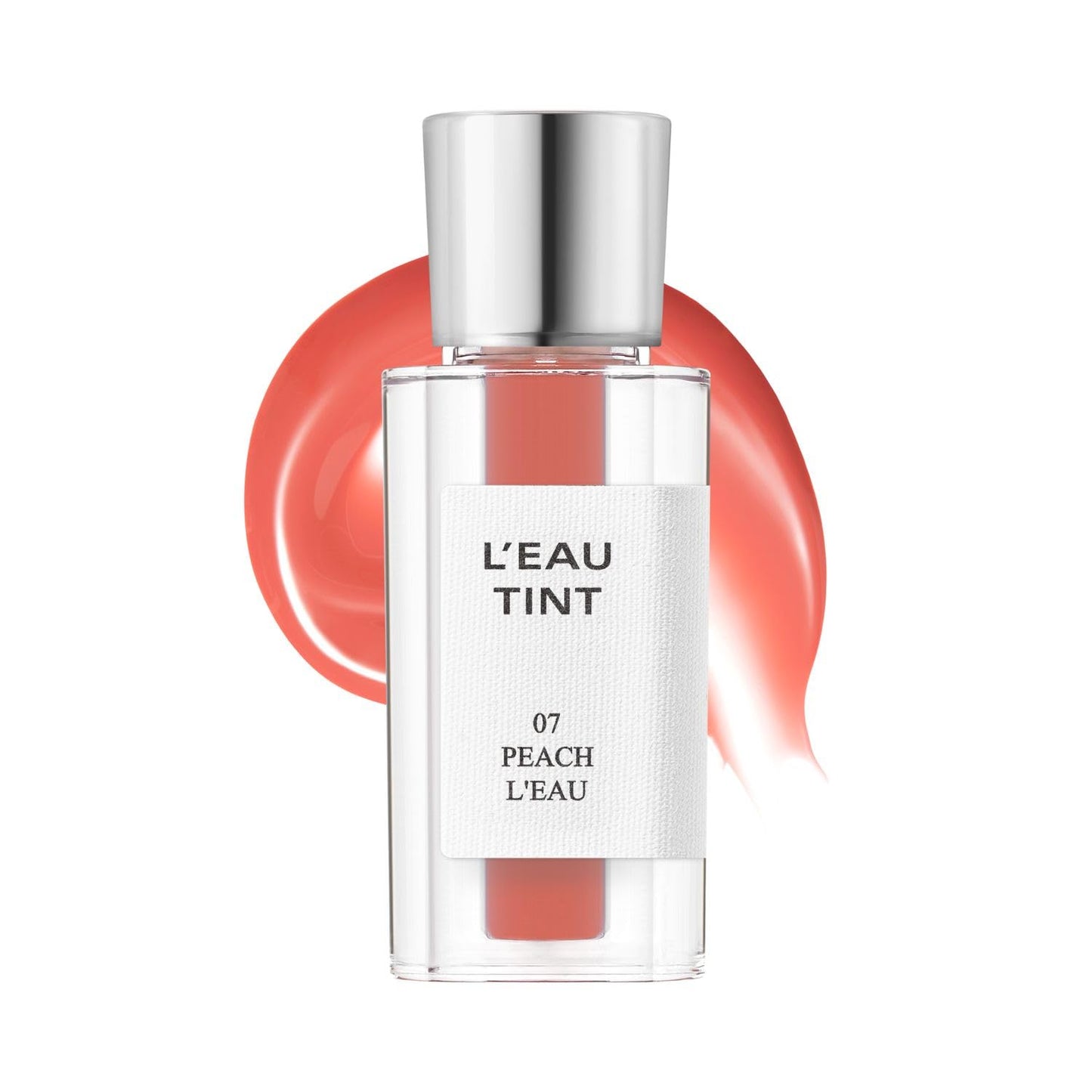 BBIA LâEAU Tint â Glossy & Glow Lip Stain, Watery Lip Tint, Non-Sticky, High Shine Finish, Long-lasting, Moisturizing, Lightweight, Natural, Daily Use, Vegan, Korean Lip Makeup (07 PEACH L'EAU - MINI)