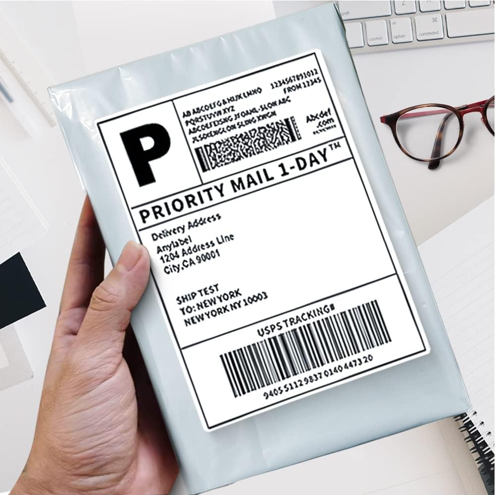 POLYSELLS Poly Mailers Shipping Envelopes, Strong Adhesive Sealing, Waterproof, and Tear-resistant Postal Mailing Bags for Clothing, Books, and Accessories (White, 7.5x10.5 Inch, 1000 pcs)