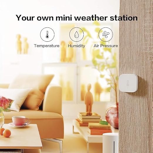 Aqara Temperature and Humidity Sensor T1, Wireless Thermometer Hygrometer for Home Automation, Remote Monitoring, Requires Aqara Hub, Zigbee 3.0, Works with Apple HomeKit, Alexa, IFTTT