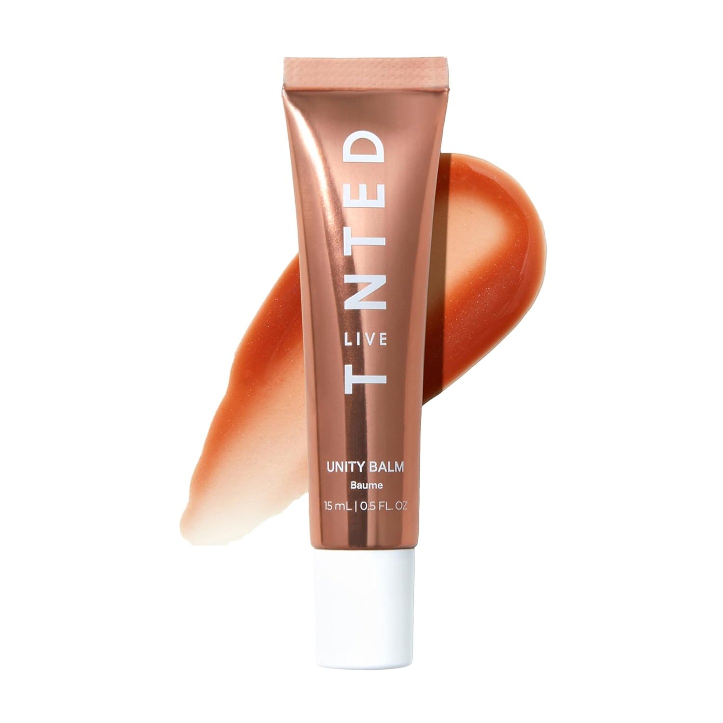 Live Tinted Unity Balm â Ultra-Hydrating Lip Balm with Shea Butter, Hyaluronic Acid & Vitamin E â Universal Warm Tint