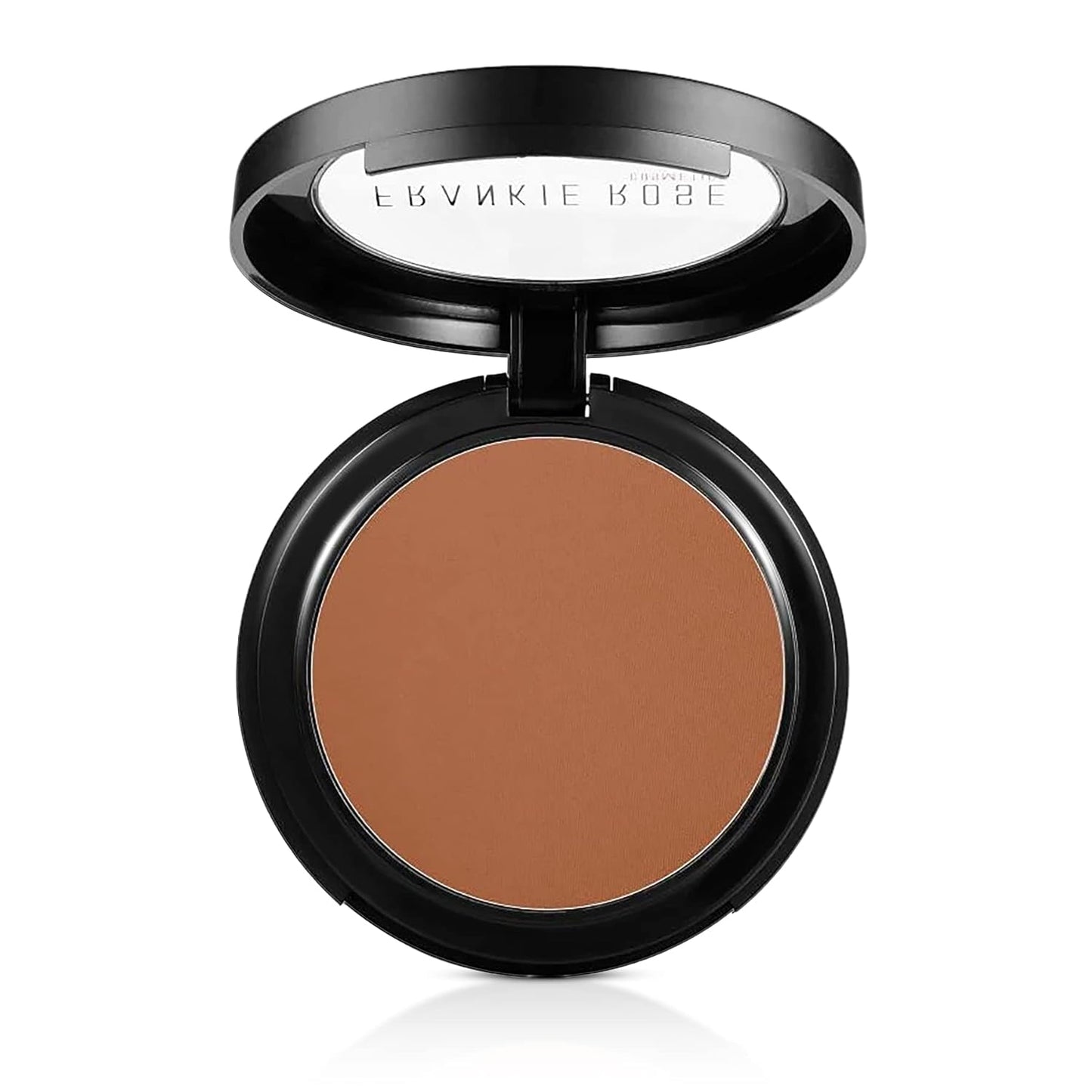 Frankie Rose Cosmetics Powder Foundation â Full Coverage Face Powder For Pores & Imperfections, Evens Out Skin Tone & Shine-Control | 58 Grams (Chestnut)