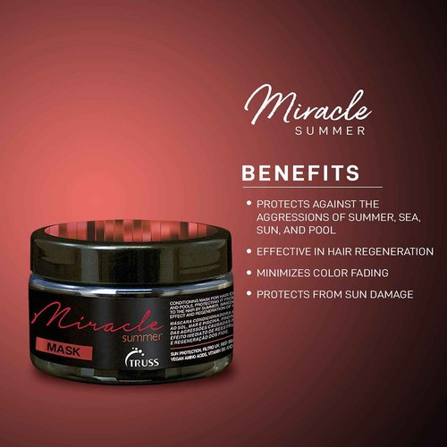 Truss Miracle Summer Mask Bundle with Miracle Summer Conditioner for UV Protection