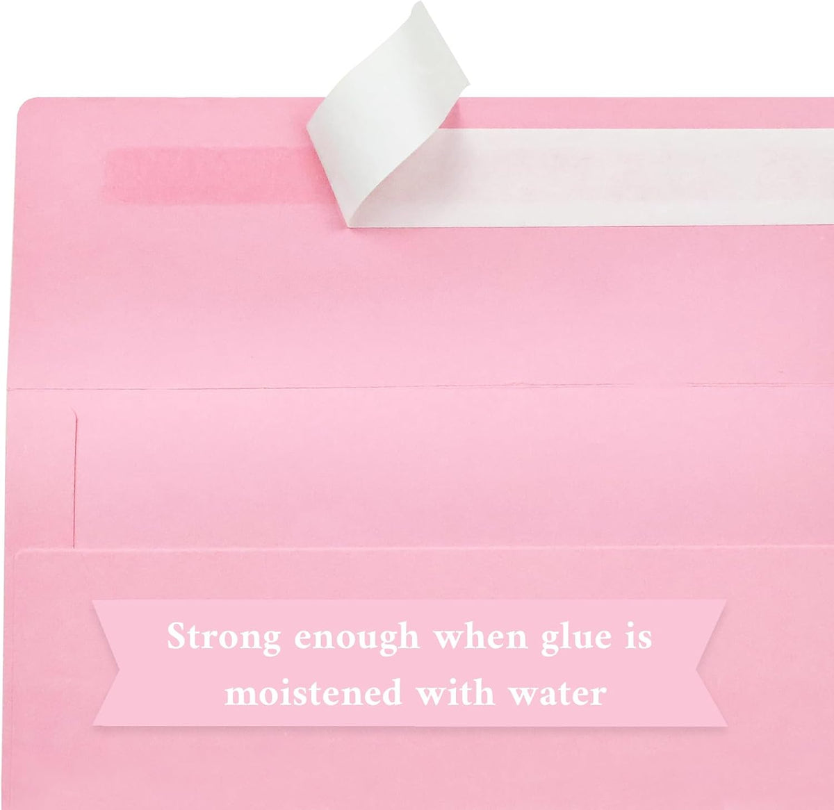 100 Pack #10 Business Envelopes, Pink Standard Envelopes Self Seal, Letter Size Business Mailing Envelopes for Checks Letters Invoices Statements Birthday Graduation Wedding, 4 1/8 x 9 1/2 Inch