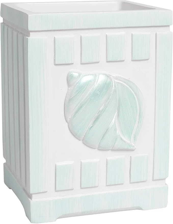 Sweet Home Collection Bathroom Accessories Collection Unique Decorative Beautiful Designs Bath Décor, Tumbler, Beach Shells(Pack of 1)