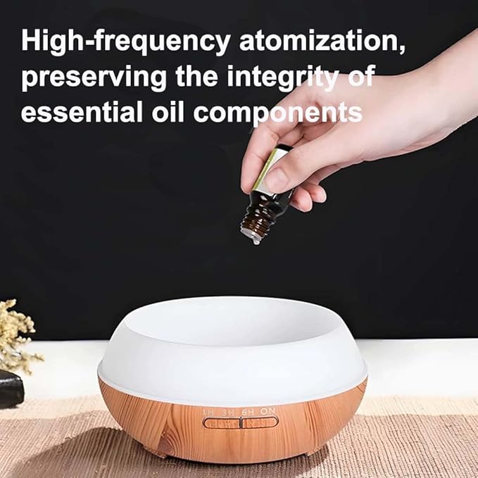 Smart Wi-Fi Essential Oil Diffuser, App and Voice Control Compatible with Alexa, 400ml Aromatherapy Humidifier for Relaxing Atmosphere in Home Office Bedroom