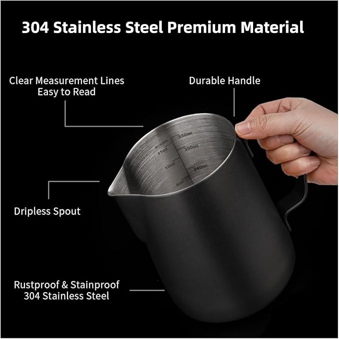 51mm Espresso Accessories 10 PCS - WDT Tool Kit, Coffee Tamper with Wood Espresso Tamping Station, Frothing Pitcher, Distributor, Stirrer, Dosing Funnel, Brush, Puck Screen, Latte Art Pen