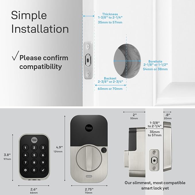 Assure Lock 2 Key-Free Touchscreen Lock with Bluetooth, Oil Rubbed Bronze