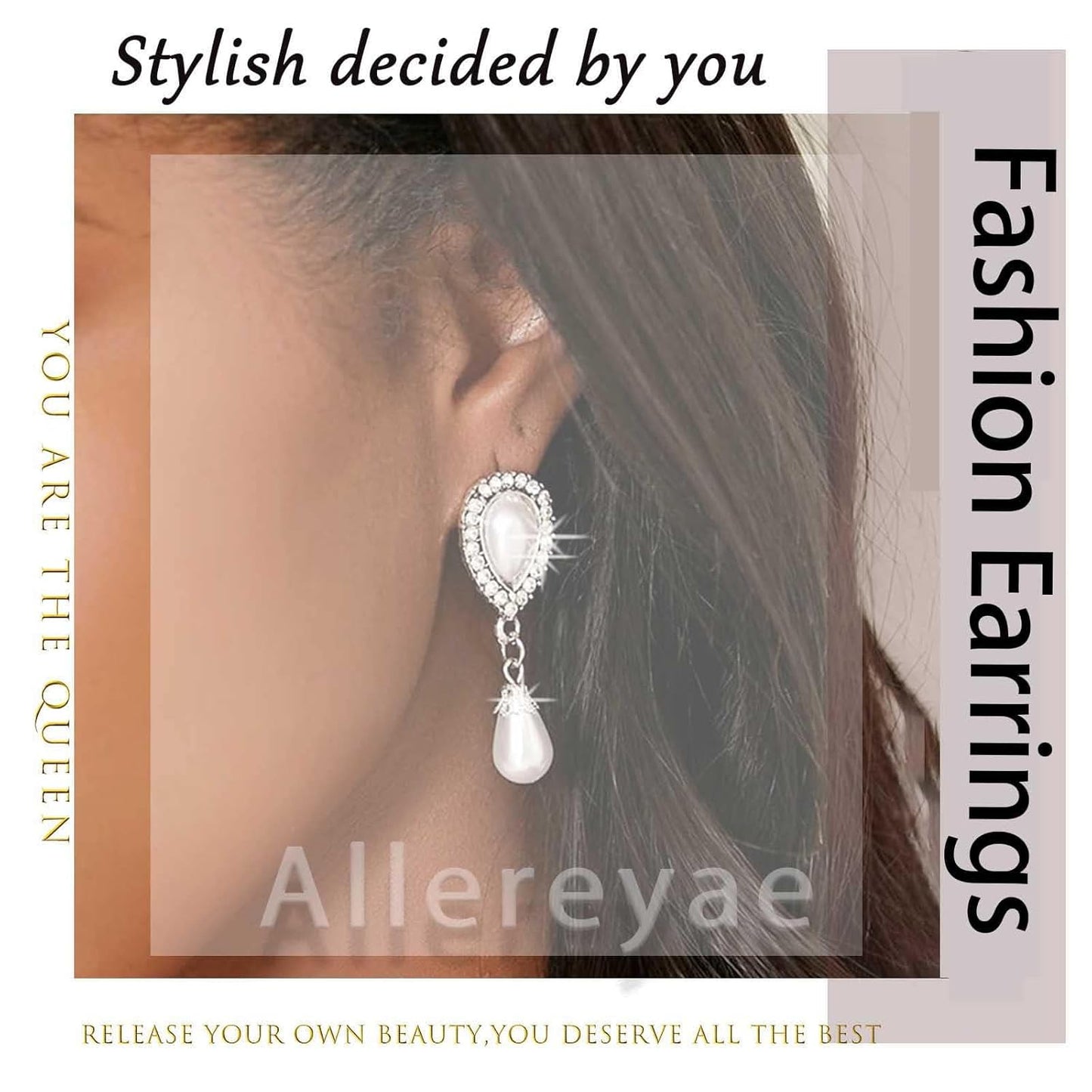 Bohemia Star Climber Crawler Earrings Gold Crystal Star Ear Climber Earrings Cluster Star Studs Earring Festival Earrings Jewelry for Women and Girls (Gold)