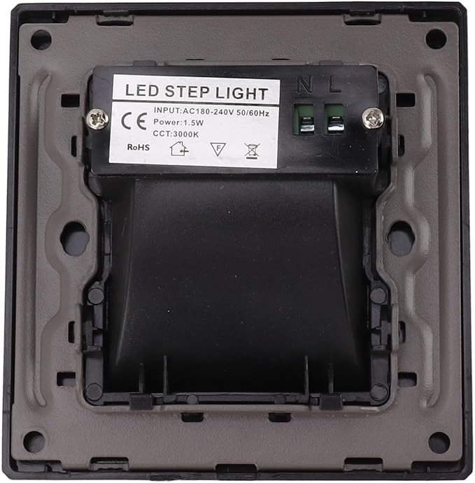 LED Step Lights Motion Sensor LED Stair Light, Dusk to Dawn Sensor, 120 Degree Lighting Angle, Long Service Life, with Warm Light, Flush Mounted