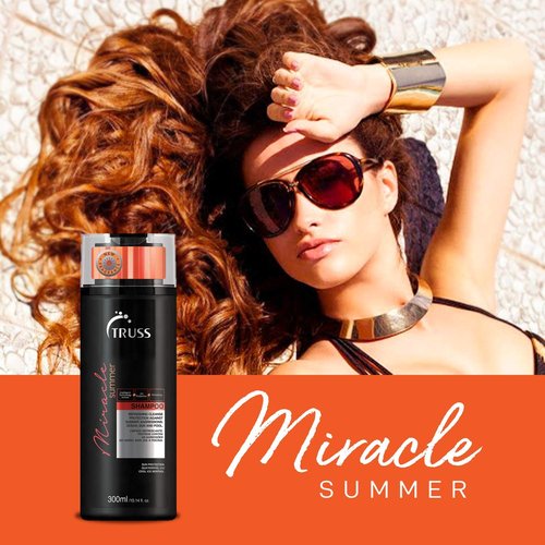 TRUSS Miracle Summer Shampoo and Conditioner Set Bundle