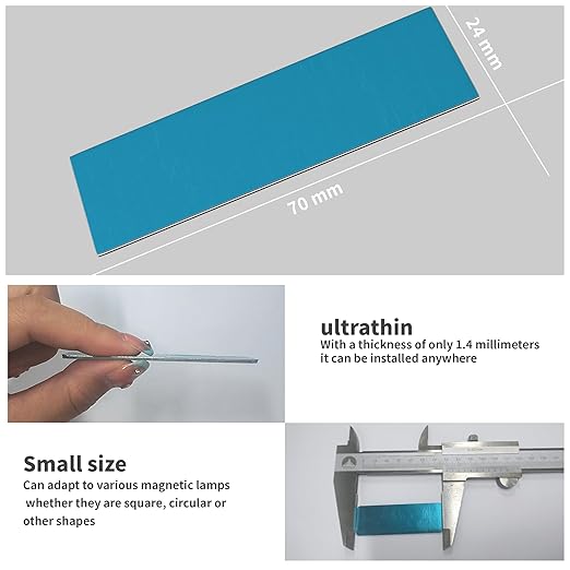 Under Cabinet Lights Magnetic Sticky Under Cabinet Light Replacement Magnetic Strip Under Cabinet Magnetic Strips Magnetic Strips for Lights(Nonmagnet)