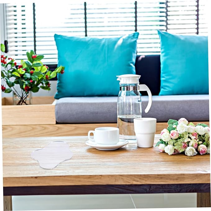 1pc Creative Acrylic Decorative Tray and Coaster Random Design for Table Decoration Minimalist Nordic Style for Organizing Sundries and Photography Props