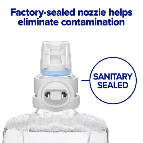 PURELL Brand HEALTHY SOAP Mild Foam CS6 Starter Kit, 1-1200 mL Brand Healthy SOAP Mild Foam Refill + 1 CS6 Graphite Automatic Soap Dispenser (Pack of 1) – 6574-1G - Manufactured by GOJO, Inc.