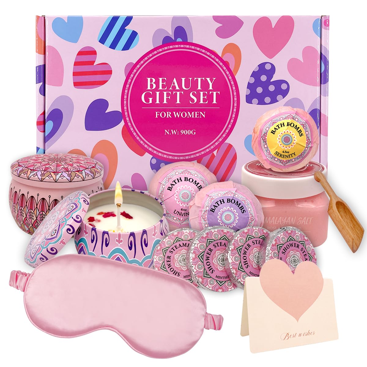 Birthday Gifts For Women, Gifts For Her, For Girlfriend, Mothers Day Gifts, Valentines Day Gifts, 13 in 1 Selfcare Gifts For Womenâ¦