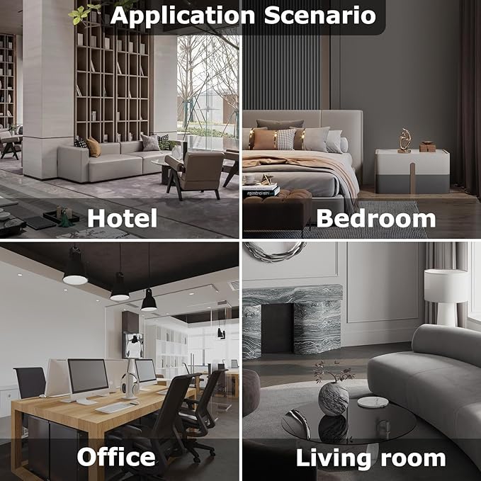 2026 Upgraded Cordless Rechargeable Diffuser - Hotel Scent Diffuser for Whole House- Scent Air Machine -App Bluetooth Control - Waterless Essential Oil Diffuser for Large Room, Studio Office -Silver