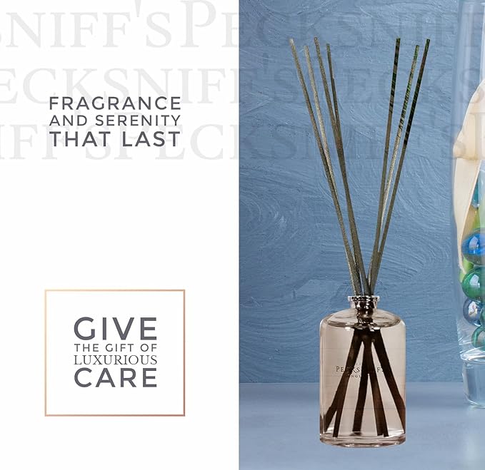 Pecksniff's Classic Diffuser Set | Enchanting Sandalwood & Vanilla Scent | Long-Lasting, Captivating Fragrance Diffusers for Home and Office, 100 ml/ 3.3 fl oz