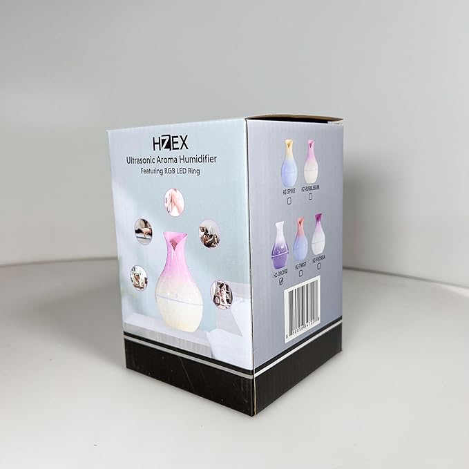 Spiral Essential Oil Diffuser with 7 Color Changing Lights and 5V USB Cable for Home Office, 130ml Mist Humidifier Silent Aroma Diffusers, Variant Colors (Fuchsia)