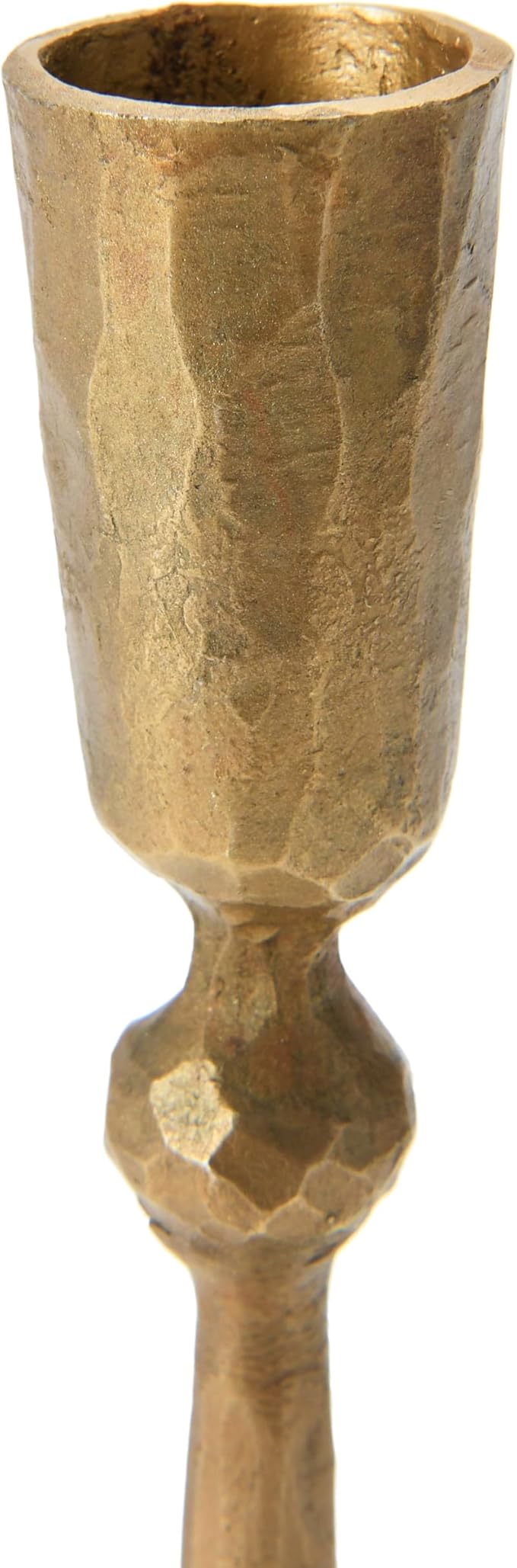 Creative Co-Op Hand-Forged Metal Taper, Antique Brass Finish Candle Holder