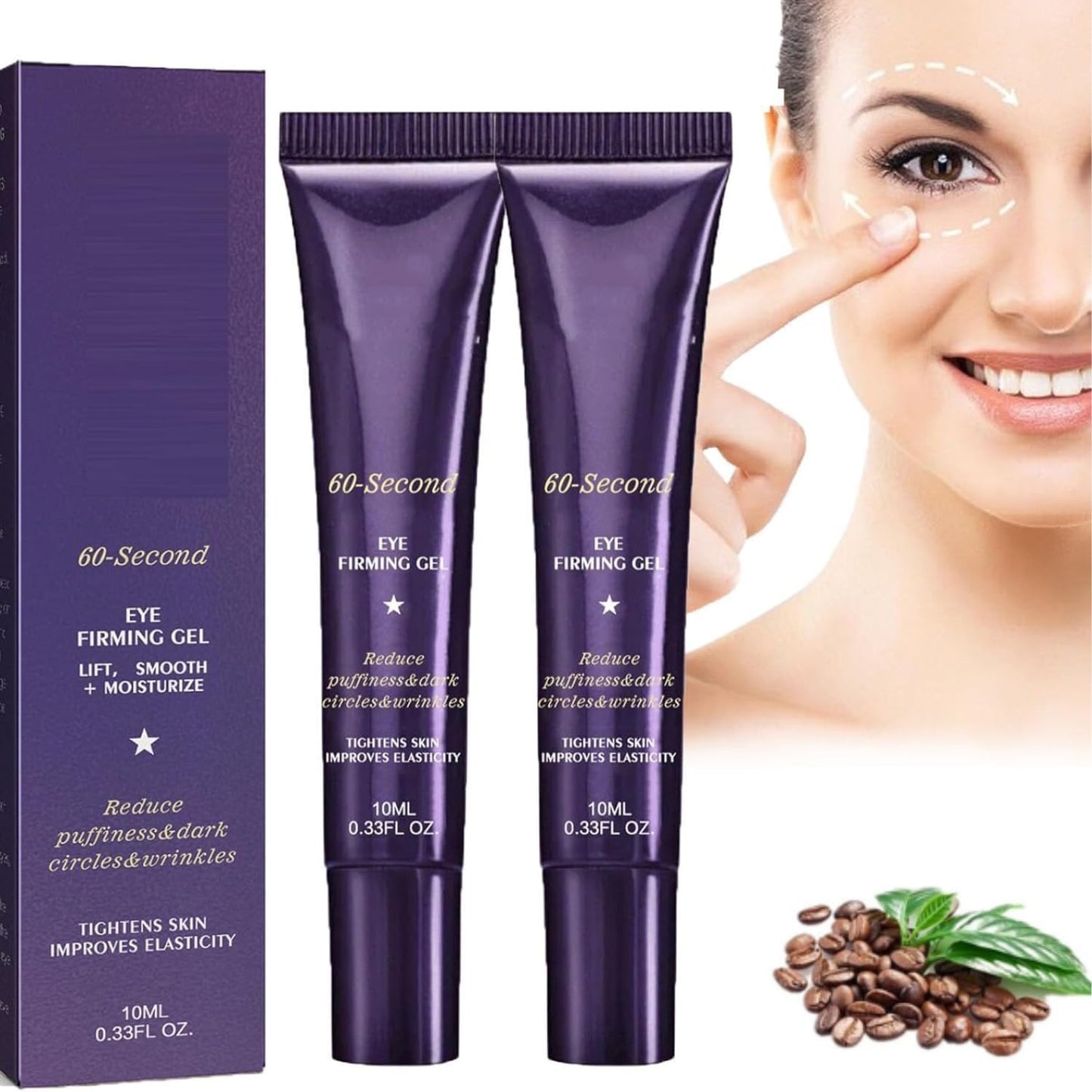 2PCS Eye Effects Age-Defying Tinted Firming Gel, Eye Effects Firming Gel, Eye Effects Firming Gel, Reduce Eye Skin Problems ï¼Wake Up Eye Gel