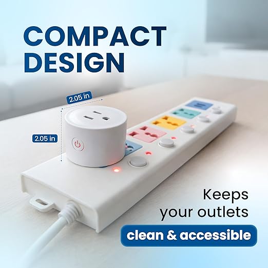 Osprey Smart Plug, Wi-Fi Outlet Socket Compatible with Alexa and Google Home, Automate APP, Timer Function, Voltage Measurement Function, No Hub Required, 16A (4 pcs)