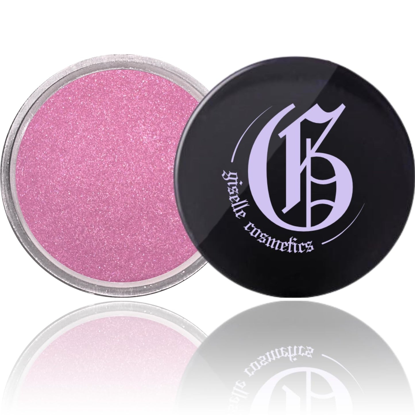 Bubble Gum Mineral Loose Eye Shadow - Organic, Shimmer, Sparkle & Glitter Eyeshadow Palette Makeup | Pink, Lavender, Purple, Hot Pink, Metallic Eye Cream | Eye Glitter Singles