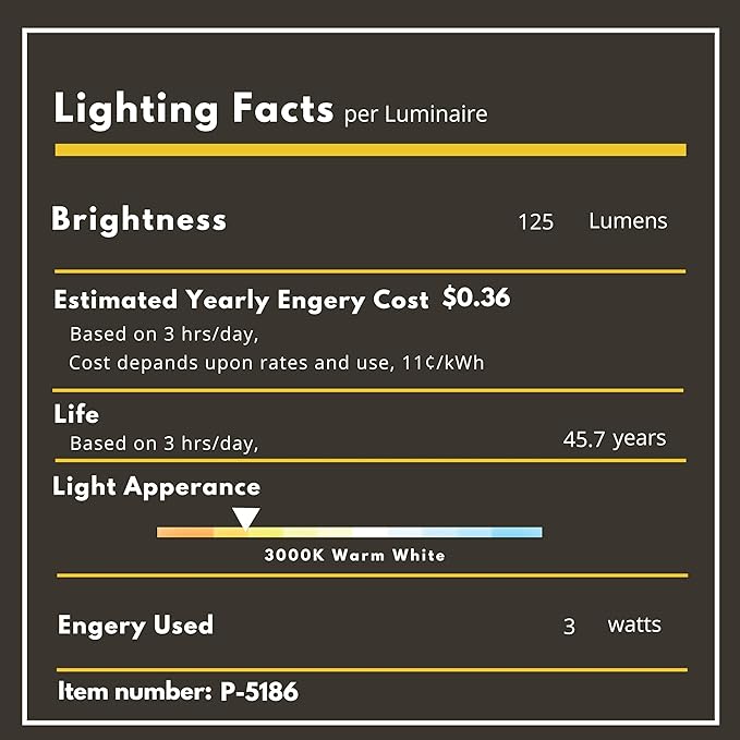 3W LED Vertical Step Lights, White Finish, 120V Dimmable LED Stair Lights Indoor and Outdoor, 125 Lumens, CRI 90+, IP-65 IC Rated, ETL Listed, Warm White 3000k