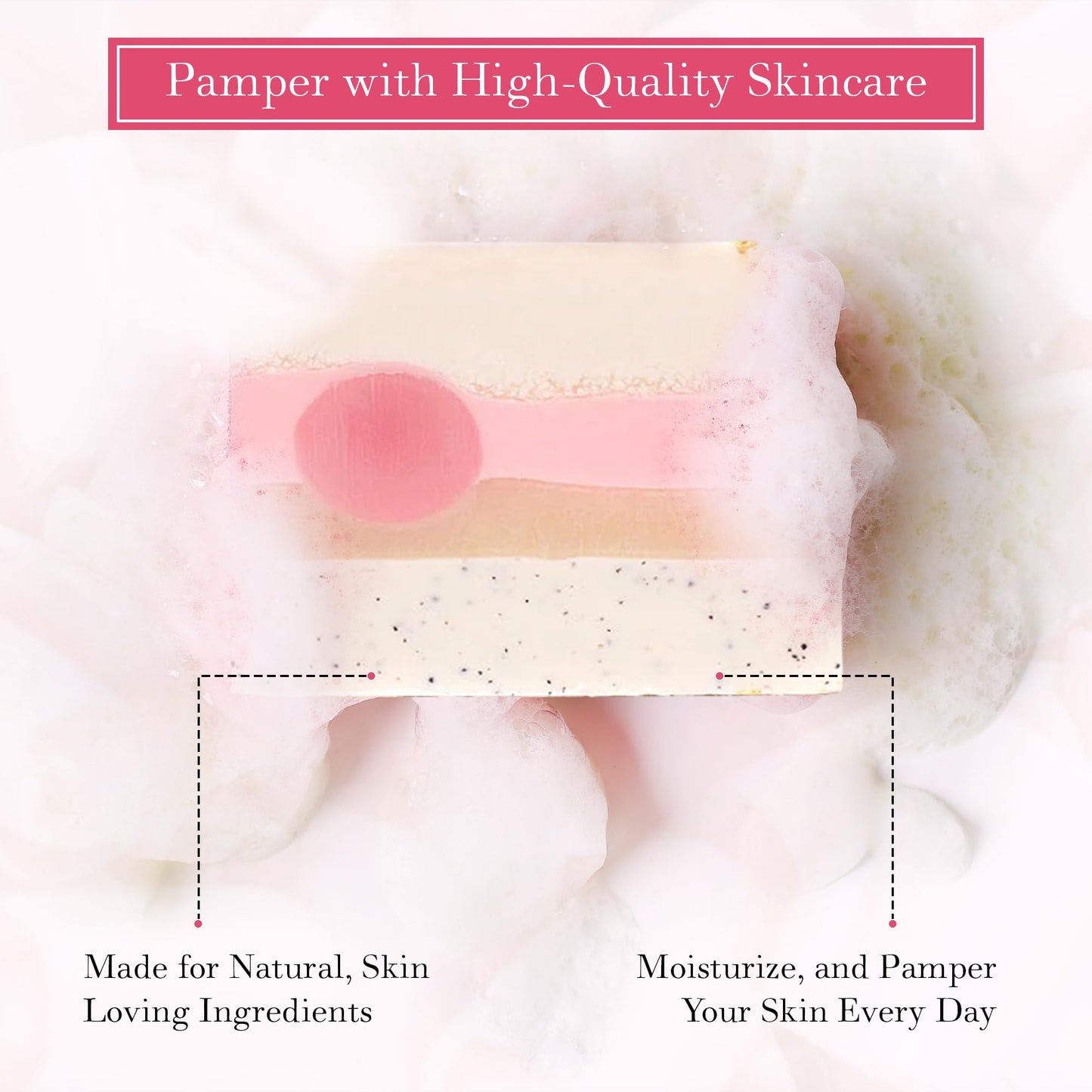 FinchBerry 3-Piece Gift Set - It’s A Girl! Baby Shower Gift, New Mom Care Package, First-Time Mom Gifts, Baby Girl Gift – Includes Handmade Shea Butter Soap(4.5oz), Bath Soak (20oz) & Hand Cream (1oz)
