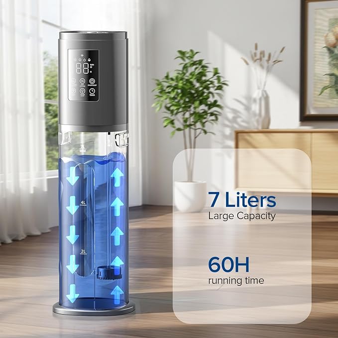 Humidifiers 350ML/H Large Mist Speed Humidifier for Home