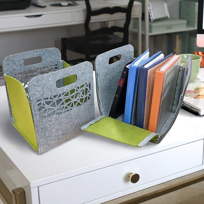 Felt Organizer-Desk Organizer, Bedside Caddy, File Case (Desk Organizer, Cutout)
