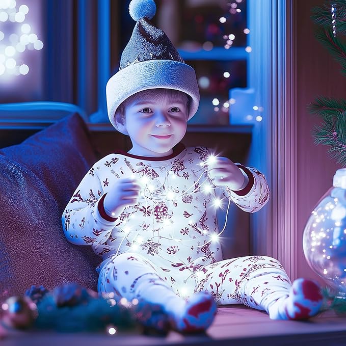 Fairy Lights Plug in, 99Feet 300LEDs Pure White String Lights, Waterproof Flexible Silver Wire Starry Lights for Bedroom Dorm Wedding Garland Wreath Wall Mason Jar Indoor Outdoor Christmas Tree