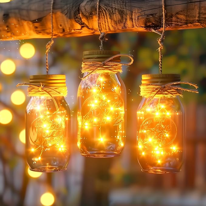 Minetom Fairy Lights Plug in, 66Feet 200LEDs Warm White String Lights, Waterproof Flexible Silver Wire for Bedroom Dorm Wedding Garland Wreath Wall Mason Jar Indoor Outdoor Christmas Tree