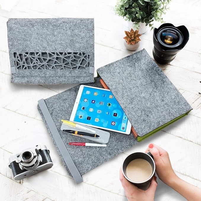 CAIT CHAPMAN HOME COLLECTION Felt Organizer-Desk Organizer, Bedside Caddy, File Case (File Case, Cutout)