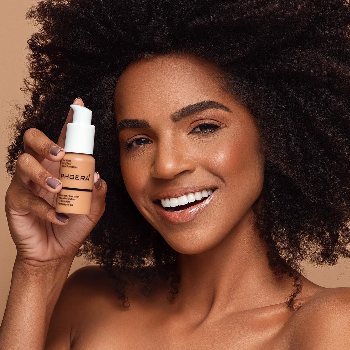 PHOERA Foundation, PHOERA Matte Liquid Foundation,PHOERA Makeup for Women, PHOERA Foundation Full Coverage Concealer, 30ml 24HR Matte Oil Control Concealer (110-Truffle*2)