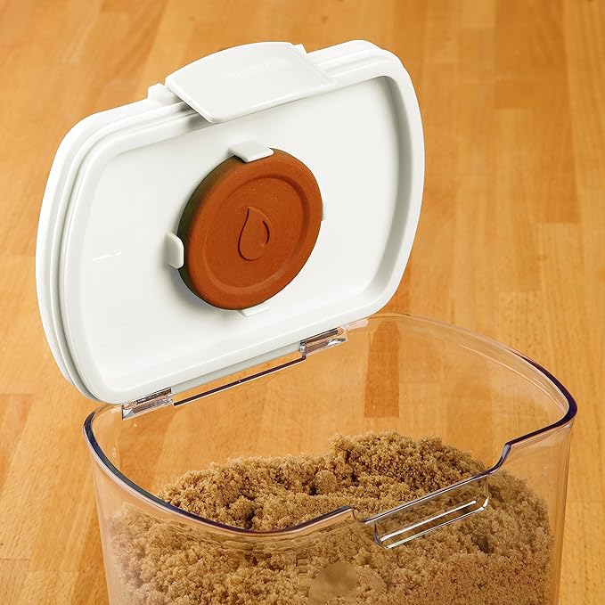 Progressive ProKeeper Baker's Airtight Kitchen Storage Canister Container Set for Flour, Sugar & More, Keeps Ingredients Fresh, with Accessories (White, 6- Piece)